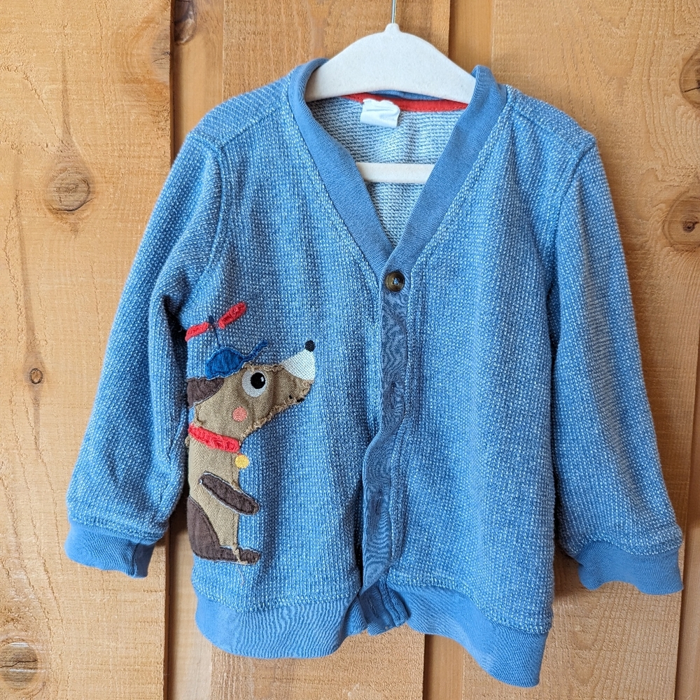 H&M puppy cardigan